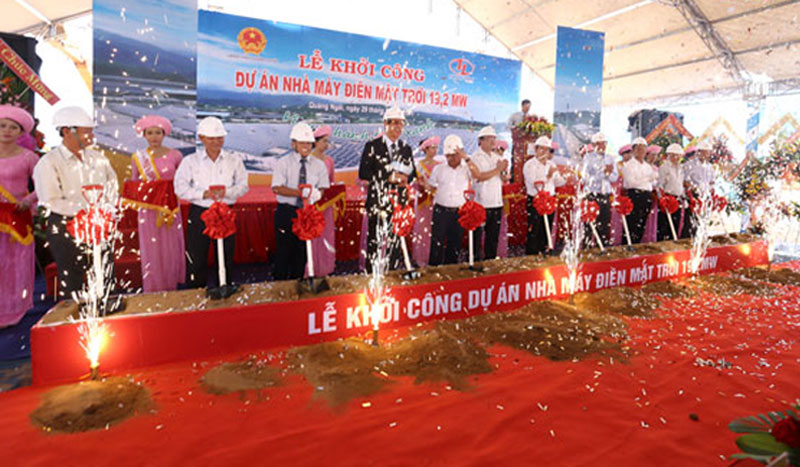 Thien Tan Group – The groundbreaking ceremony of the first solar power plant in Vietnam
