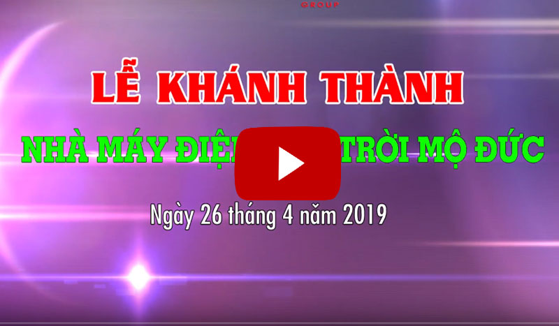 [Video] Inauguration of Thien Tan solar power plant